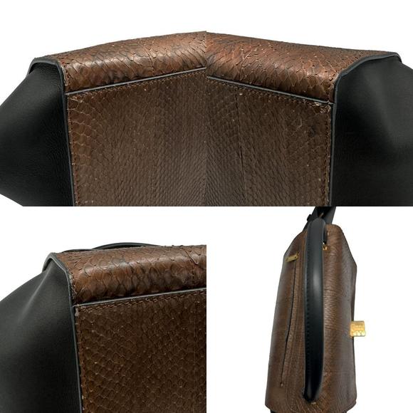 Celine Python Shoulder Bag Brown - Picture 3 of 5